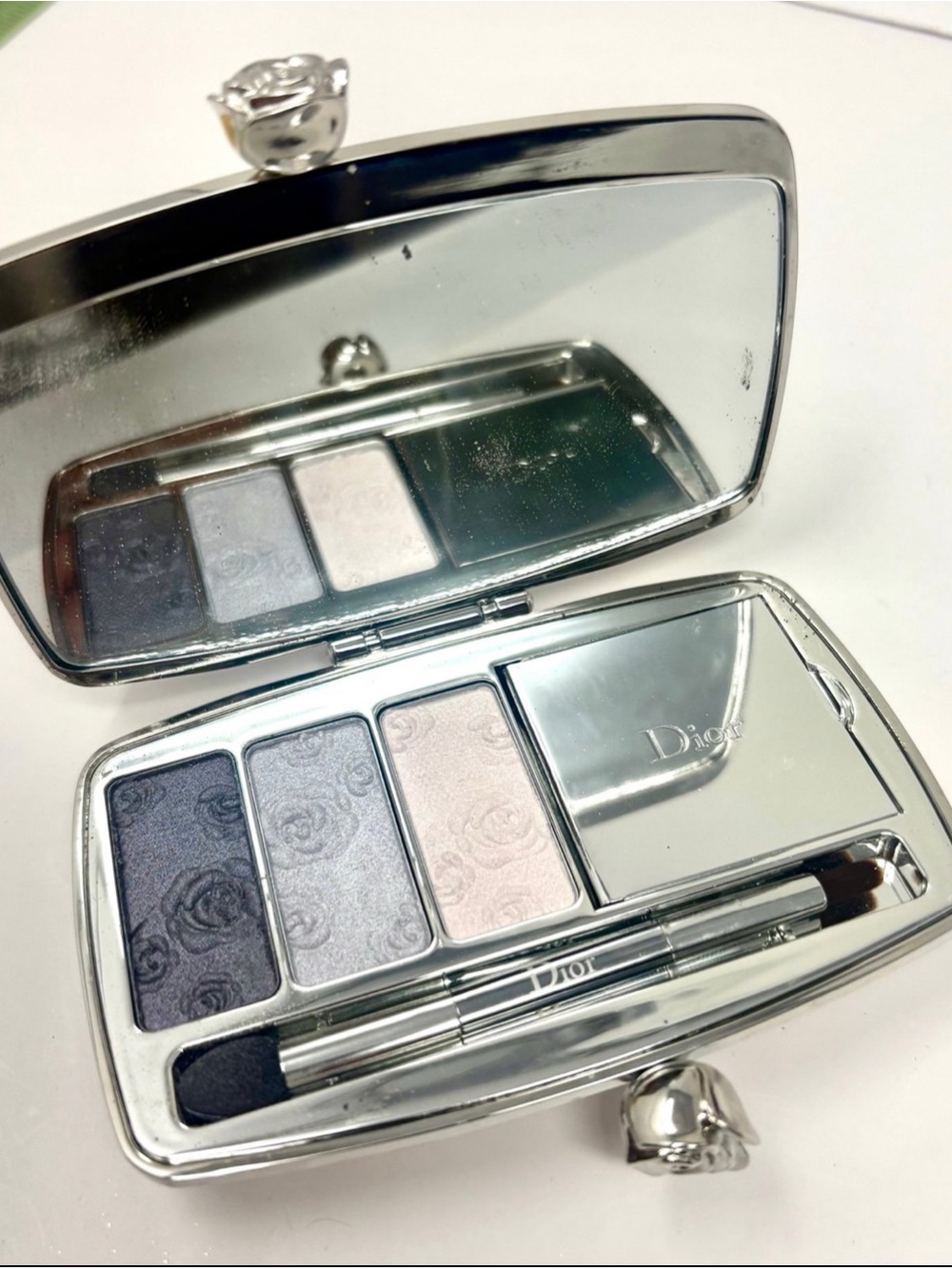 Dior Garden Collection Collector Dior Compact Floral Case Rare - Picture 5 of 5